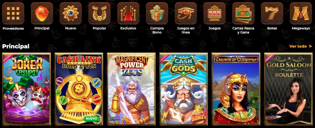 Gama de juegos